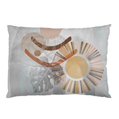 Boho Background Leaves Botanical Pillow Case