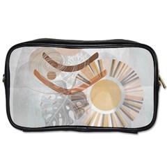 Boho Background Leaves Botanical Toiletries Bag (one Side)