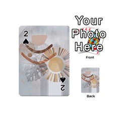 Boho Background Leaves Botanical Playing Cards 54 Designs (mini)