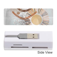 Boho Background Leaves Botanical Memory Card Reader (stick)