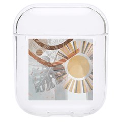 Boho Background Leaves Botanical Hard Pc Airpods 1/2 Case by Maspions