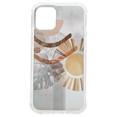 Boho Background Leaves Botanical Iphone 12 Mini Tpu Uv Print Case	 by Maspions