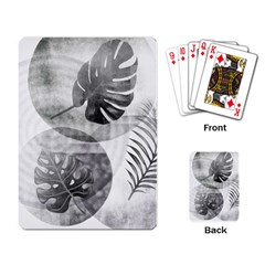 Vintage Retro Boho Background Leaves Botanical Playing Cards Single Design (rectangle)