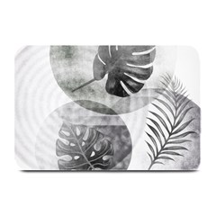 Vintage Retro Boho Background Leaves Botanical Plate Mats