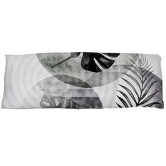 Vintage Retro Boho Background Leaves Botanical Body Pillow Case (dakimakura)