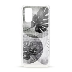 Vintage Retro Boho Background Leaves Botanical Samsung Galaxy S20 6 2 Inch Tpu Uv Case