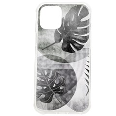 Vintage Retro Boho Background Leaves Botanical Iphone 12 Pro Max Tpu Uv Print Case by Maspions