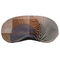 Boho Background Leaves Botanical Retro Vintage Art Sleep Mask