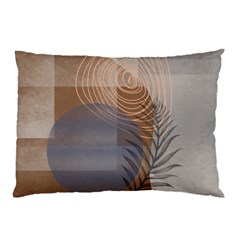 Boho Background Leaves Botanical Retro Vintage Art Pillow Case (two Sides)