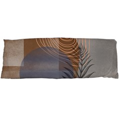 Boho Background Leaves Botanical Retro Vintage Art Body Pillow Case (dakimakura) by Maspions