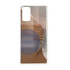 Boho Background Leaves Botanical Retro Vintage Art Samsung Galaxy Note 20 Tpu Uv Case