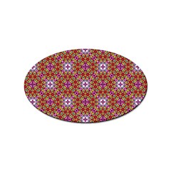 Illustrations Background Pattern Mandala Seamless Sticker (oval) by Maspions