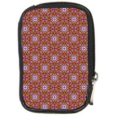 Illustrations Background Pattern Mandala Seamless Compact Camera Leather Case