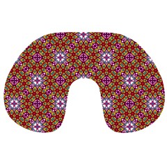 Illustrations Background Pattern Mandala Seamless Travel Neck Pillow