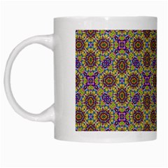 Art Illustrations Background Pattern Mandala Seamless White Mug