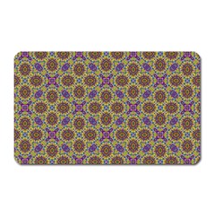 Art Illustrations Background Pattern Mandala Seamless Magnet (rectangular)