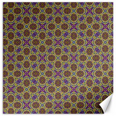 Art Illustrations Background Pattern Mandala Seamless Canvas 12  X 12 