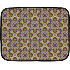 Art Illustrations Background Pattern Mandala Seamless Fleece Blanket (mini) by Maspions