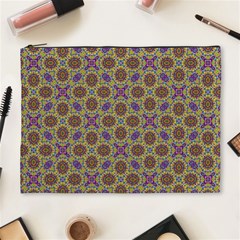 Art Illustrations Background Pattern Mandala Seamless Cosmetic Bag (xl)