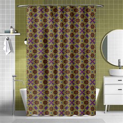 Art Illustrations Background Pattern Mandala Seamless Shower Curtain 48  X 72  (small)  by Maspions