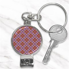 Pattern Mandala Seamless Nail Clippers Key Chain by Maspions