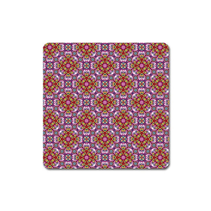 Pattern Mandala Seamless Square Magnet