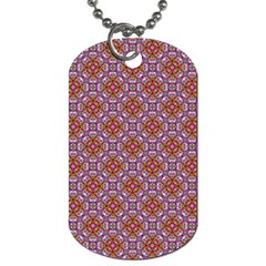 Pattern Mandala Seamless Dog Tag (one Side)