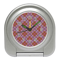 Pattern Mandala Seamless Travel Alarm Clock by Maspions