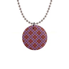 Pattern Mandala Seamless 1  Button Necklace by Maspions