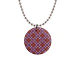 Pattern Mandala Seamless 1  Button Necklace Front