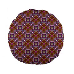 Pattern Mandala Seamless Standard 15  Premium Flano Round Cushions