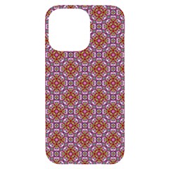 Pattern Mandala Seamless Iphone 14 Pro Max Black Uv Print Case by Maspions