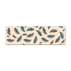 Background Palm Leaves Pattern Sticker (bumper) by Maspions