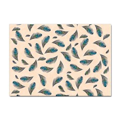 Background Palm Leaves Pattern Sticker A4 (10 Pack)