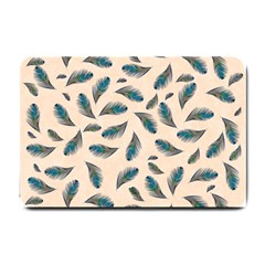 Background Palm Leaves Pattern Small Doormat by Maspions