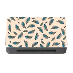 Background Palm Leaves Pattern Memory Card Reader With Cf by Maspions