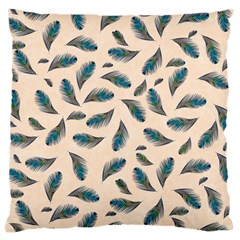 Background Palm Leaves Pattern Large Cushion Case (one Side)