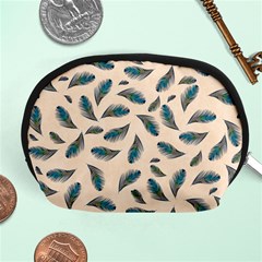 Background Palm Leaves Pattern Accessory Pouch (medium)