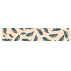 Background Palm Leaves Pattern Large Premium Plush Fleece Scarf 