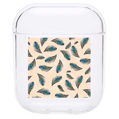 Background Palm Leaves Pattern Hard Pc Airpods 1/2 Case by Maspions