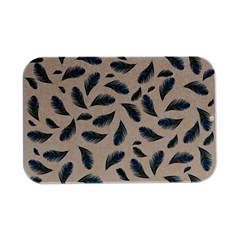 Background Palm Leaves Pattern Open Lid Metal Box (silver)   by Maspions