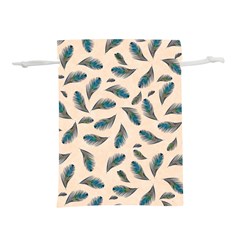 Background Palm Leaves Pattern Lightweight Drawstring Pouch (m)