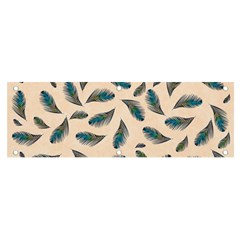 Background Palm Leaves Pattern Banner And Sign 6  X 2 