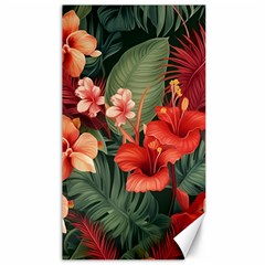 Tropical Flower Bloom Canvas 40  X 72 