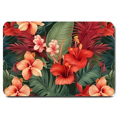 Tropical Flower Bloom Large Doormat by Maspions