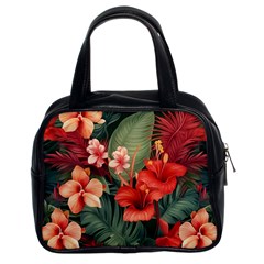 Tropical Flower Bloom Classic Handbag (two Sides)