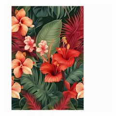 Tropical Flower Bloom Small Garden Flag (two Sides) by Maspions