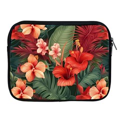 Tropical Flower Bloom Apple Ipad 2/3/4 Zipper Cases