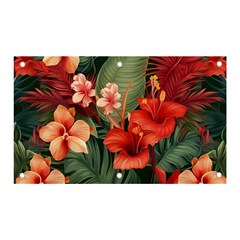 Tropical Flower Bloom Banner And Sign 5  X 3 