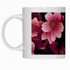 Flower Sakura Bloom White Mug